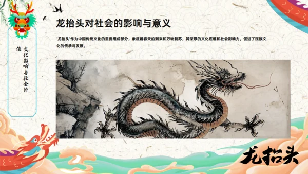 二月二龙抬头传统节日课件通用PPT模板