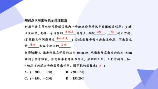 2024春人教七下数学期中高效复习核心考点串讲 03平面直角坐标系  课件（共50张PPT）
