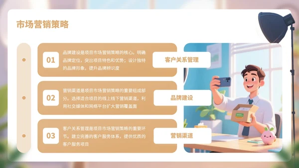 棕色卡通风网络行业商业计划书PPT
