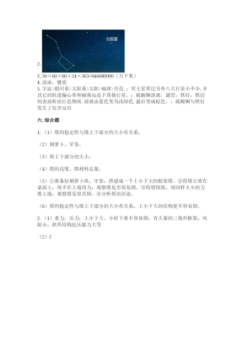 教科版六年级下册科学期末测试卷加答案解析.docx