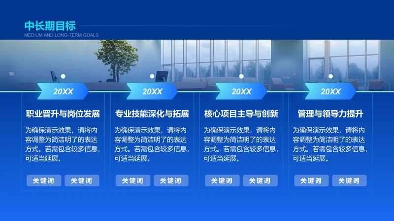 创意风竞聘述职PPT流程图