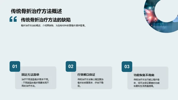 3D风生物医疗学术答辩PPT模板