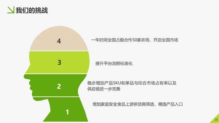 美味生鲜项目运营策划书PPT模板