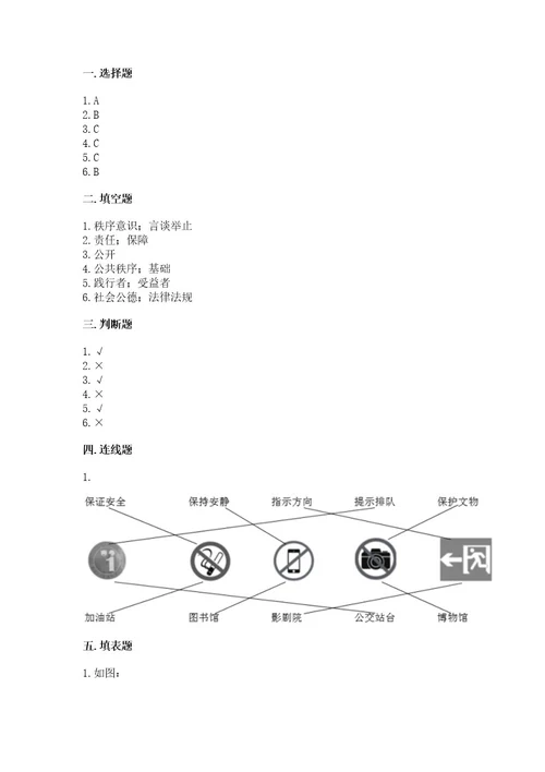 部编版五年级下册道德与法治第二单元《公共生活靠大家》测试卷精品有一套