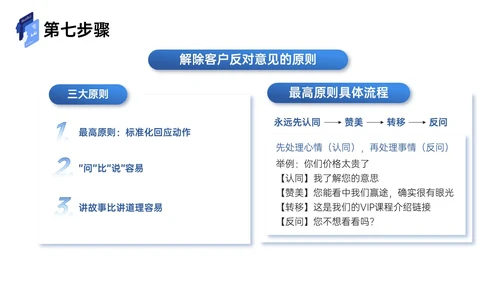 蓝色插画风商务简约工作汇报企业培训工作总结内容型ppt课件销售