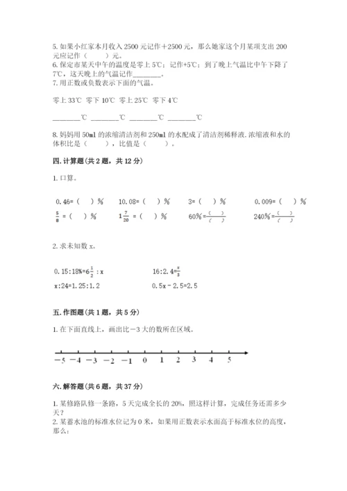 六年级下册数学期末测试卷附参考答案（轻巧夺冠）.docx