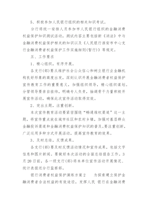 银行消费者权益保护演练方案.docx