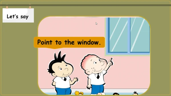 Module 3 Unit 2 Point to the desk 课件(共28张PPT)
