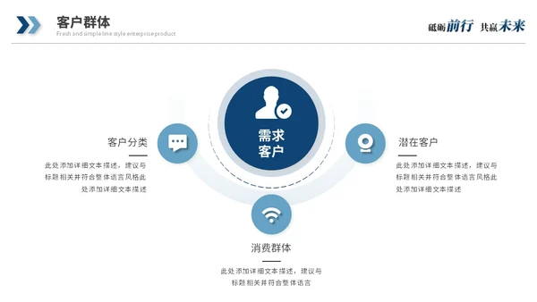 蓝色简约商务公司介绍企业介绍企业宣传产品介绍ppt模板