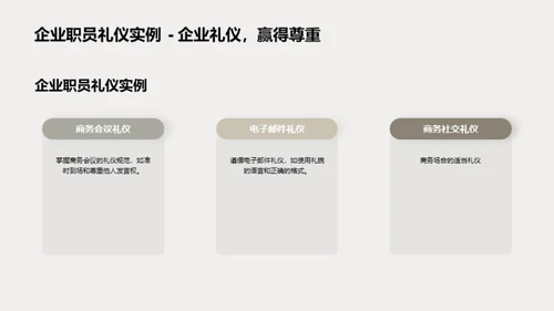 礼仪在职业中的应用