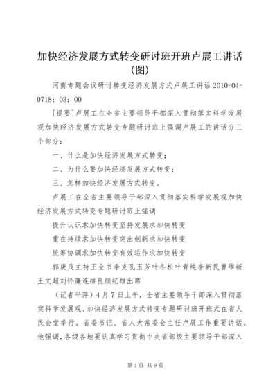 加快经济发展方式转变研讨班开班卢展工讲话(图) (2).docx