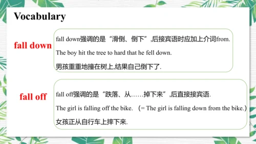 Module 10 Unit 1  Did you fall off your bike  课件(共