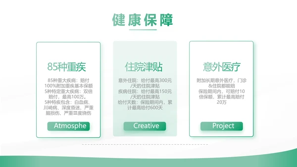 绿色简约大气保险公司工作总结计划动态PPT模板