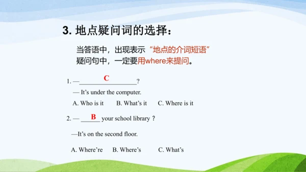 Unit 1 My school知识点复习 课件(共22张PPT)