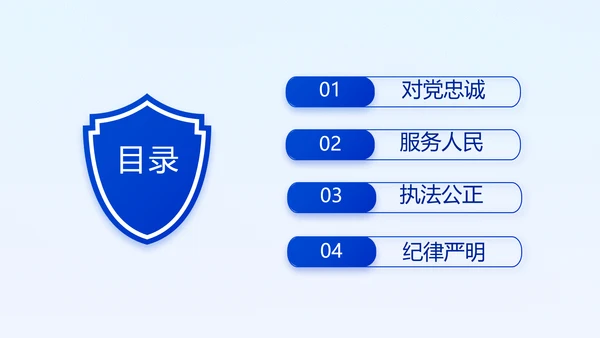 蓝色大气公安警察年终工作总结汇报动态PPT模板