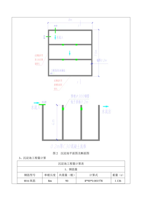 沉淀池施工技术交底.docx