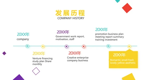 创意炫彩公司产品介绍宣传图片展示PPT动态