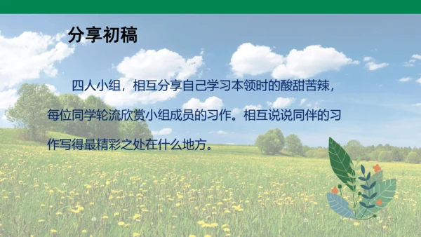 四下第六单元习作：我学会了  课件