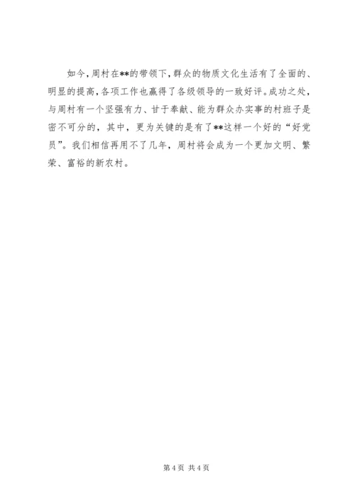 村党支部书记先进事迹材料 (11).docx