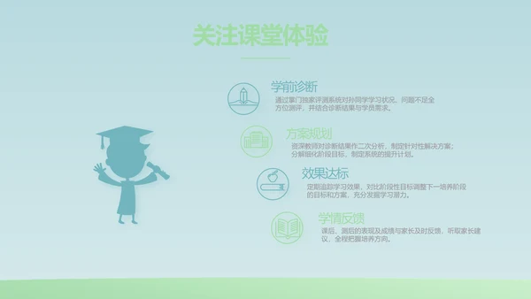 蓝色大气生物学主题班会PPT动态