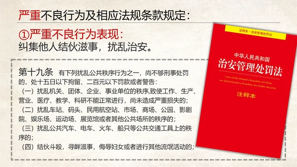 青少年法制教育普法讲座PPT课件