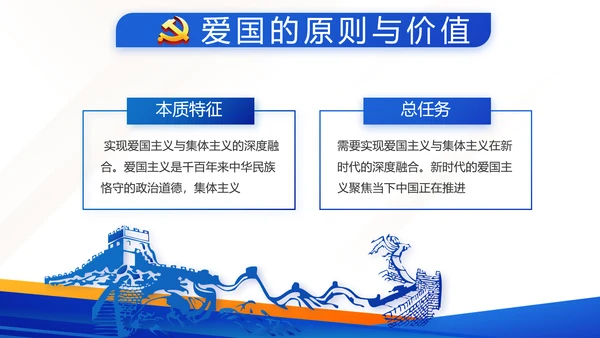 蓝色大气党建微党课学习教育动态PPT