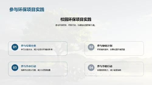 校园环保行动启动