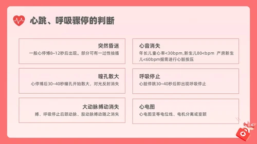 粉色简约创意卡通儿科急救培训PPT课件急救知识