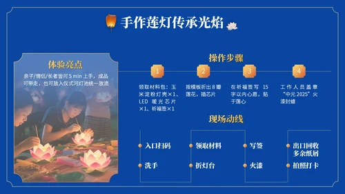 橙黄色中国风中元节活动策划PPT模版