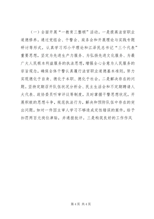 我院关于院长抓队伍建设责任制落实党风廉政建设责任制 (4).docx