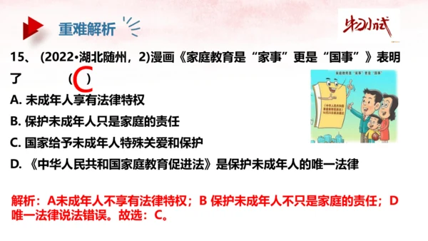 第四单元 走进法治天地 复习课