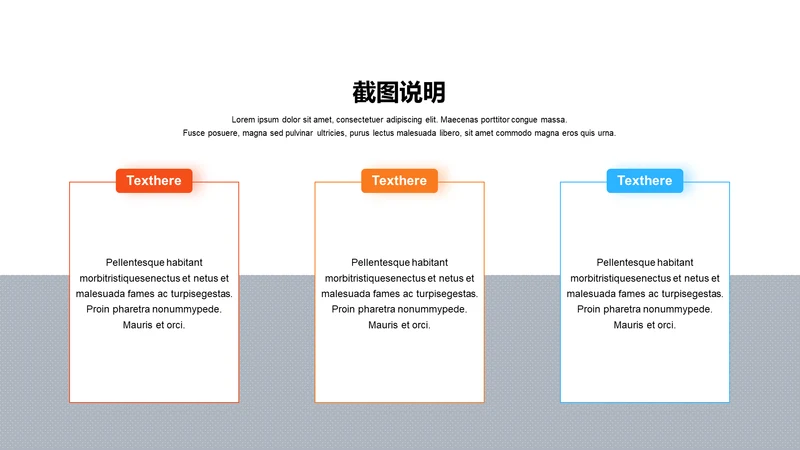 扁平PPT截图说明