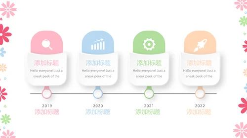 粉色手绘水彩风护士长年年终总结动态PPT