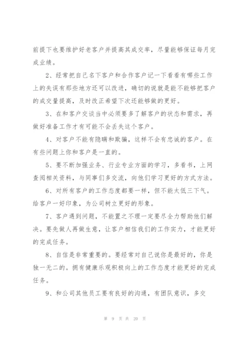 销售个人工作计划范文10篇.docx