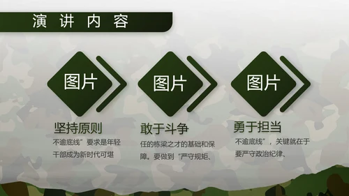 迷彩风部队军事工作总结汇报PPT
