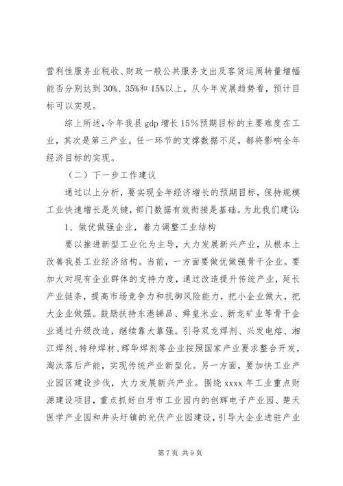 县经济形势分析调研报告 (3).docx