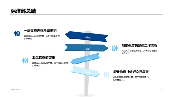 蓝色商务地产行业上半年工作总结报告PPT素材下载