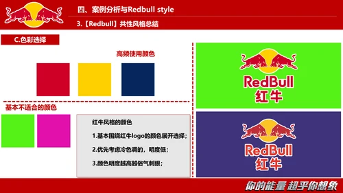 红牛视觉设计的沟通与表达PPT模板