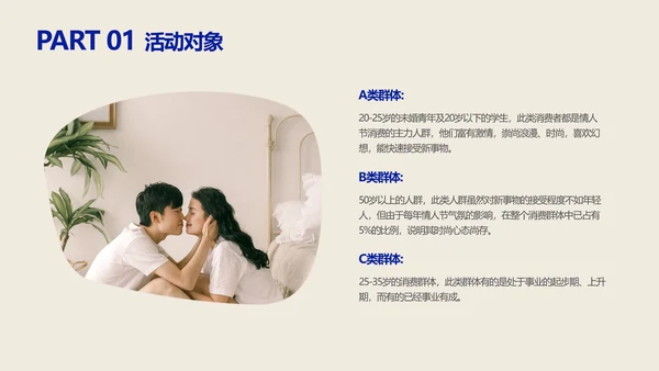 色块简约风情人节营销方案