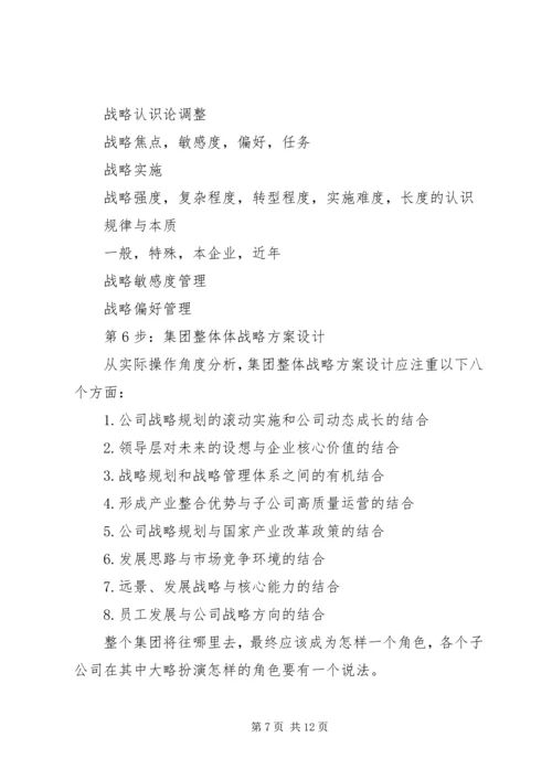 学习巨化集团十二五发展战略心得体会 (4).docx