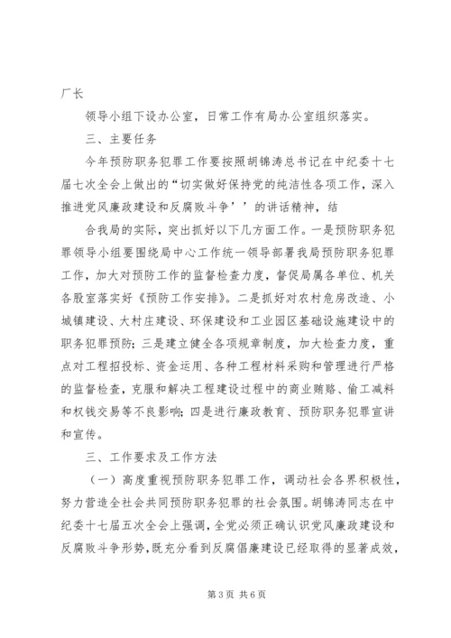 市预防职务犯罪工作计划安排 (3).docx