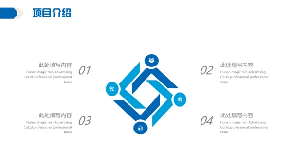 白色简约商务企业管理通用PPT模板