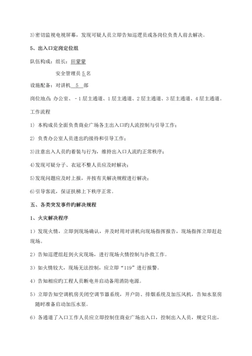大型广场开业庆典安全保卫方案.docx