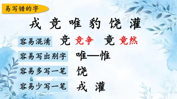 部编版语文四年级上册第八单元复习课件