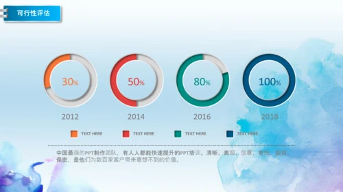 彩墨岗位竞聘报告面试个人简历PPT模板