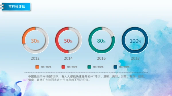 彩墨岗位竞聘报告面试个人简历PPT模板
