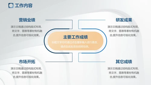 欧美简约风工作总结汇报