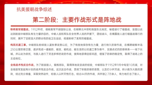 学习抗美援朝精神通用PPT模板