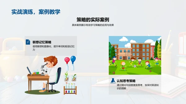 英语学习策略教学PPT模板