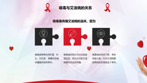 AIDS禁毒防艾滋病关爱生命主题班会通用PPT模板